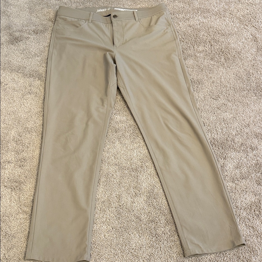 johnnie-O Men's Tan Chinos